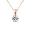 035169d74ba90b263e8a31e8503555251829ed039d93001d76492e71147ade7f Σετ Rose Gold Μενταγιόν - Σκουλαρίκια