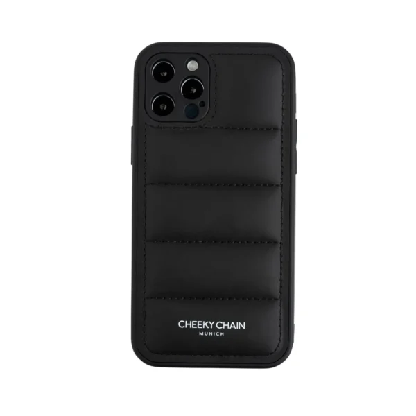 Μαύρη Επενδεδυμένη Θήκη Τηλεφώνου