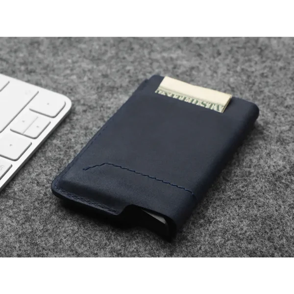 Δερμάτινο Card Holder Pularys - Μπλε