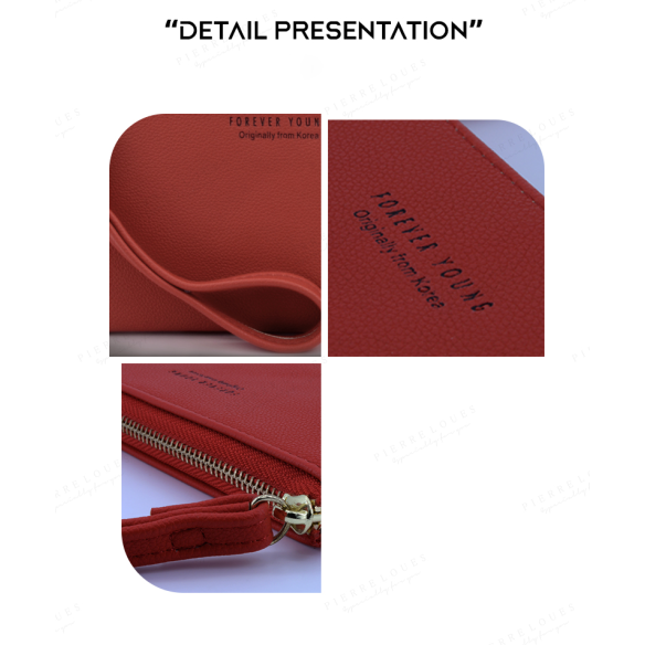 2-medium_default Γυναικείο Πορτοφόλι Pierre Loues 329 - Κόκκινο