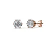 2a72620c1b54679c79e5bc5b6fbad6b42c662bd257d6c21bf411758fa7e0e4a1 Σετ Rose Gold Μενταγιόν - Σκουλαρίκια