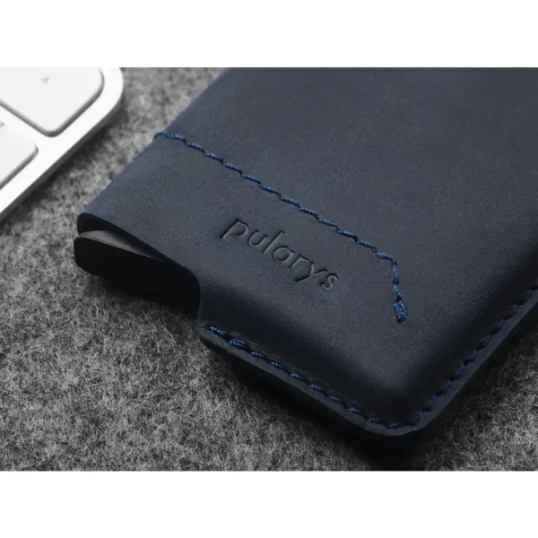 Δερμάτινο Card Holder Pularys - Μπλε