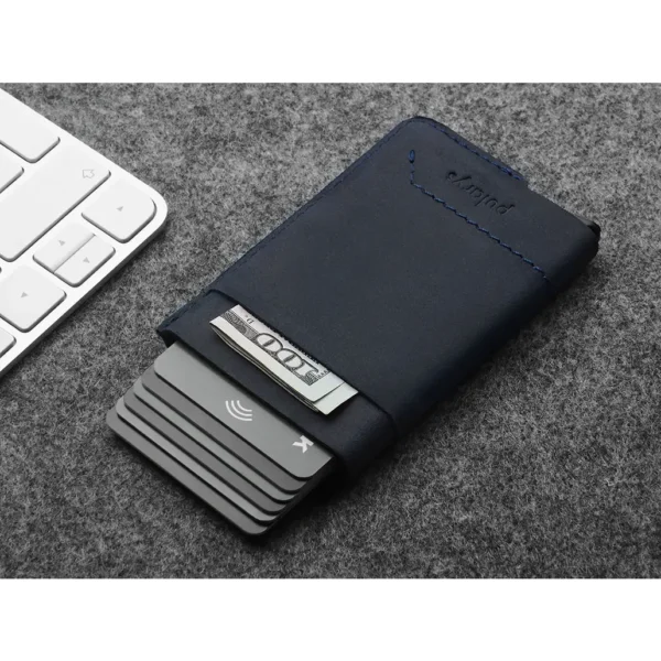 Δερμάτινο Card Holder Pularys - Μπλε
