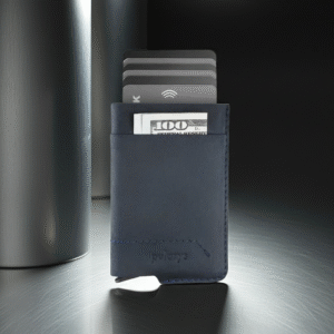 Δερμάτινο Card Holder Pularys - Μπλε