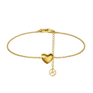 product_image08 Βραχιόλι Από Ανοξείδωτο Ατσάλι με Καρδιά - Gold