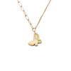 product_image082 Μενταγιόν Από Ανοξείδωτο Ατσάλι με Πεταλούδα - Gold