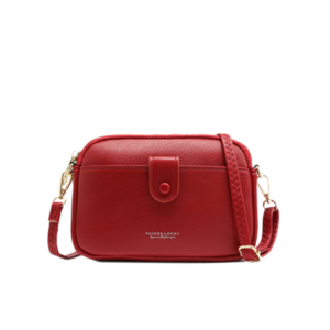 Γυναικεία Τσάντα Χιαστί Pierre Loues 614 - Κόκκινη