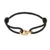 Ανδρικό Βραχιόλι Unity Μαύρο – Χρυσό