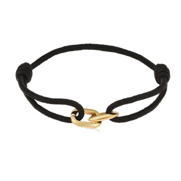 Ανδρικό Βραχιόλι Unity Μαύρο – Χρυσό
