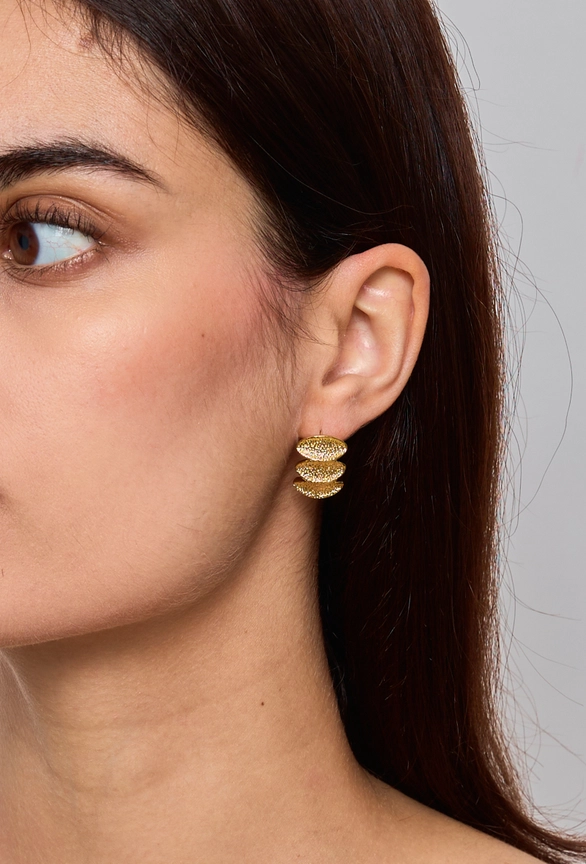 Σκουλαρίκια Από Ανοξείδωτο Ατσάλι - Gold