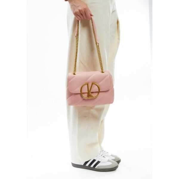 1049-thickbox_default Γυναικεία Τσάντα Χιαστί Kalk - Ροζ