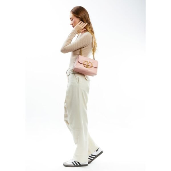 1051-thickbox_default Γυναικεία Τσάντα Χιαστί Kalk - Ροζ