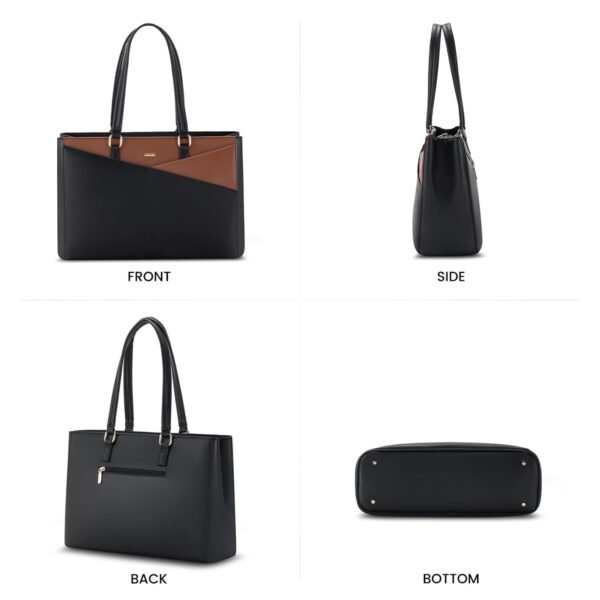 Γυναικεία Τσάντα Ώμου Φορητού Υπολογιστή 15,6'' Lovevook WB1476 - Μαύρο / Καφέ