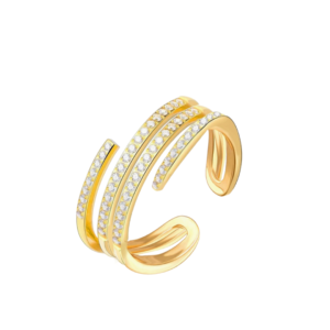 Δαχτυλίδι με Zircon - Gold