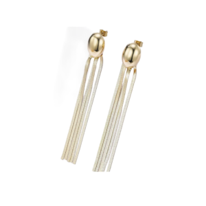 product_image062 Κρεμαστά Σκουλαρίκια Από Ανοξείδωτο Ατσάλι - Gold