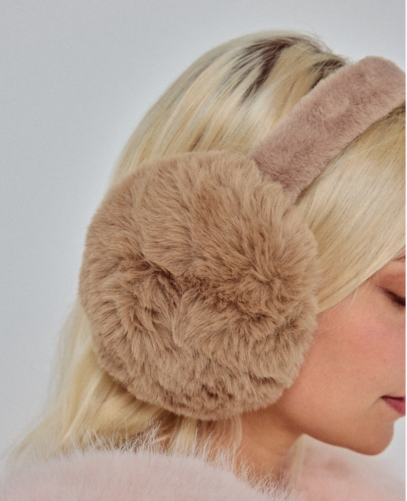 Στιγμιότυπο οθόνης 2025-12-09 114148 Χειμερινά Earmuffs με Συνθετική Γούνα - Καφέ