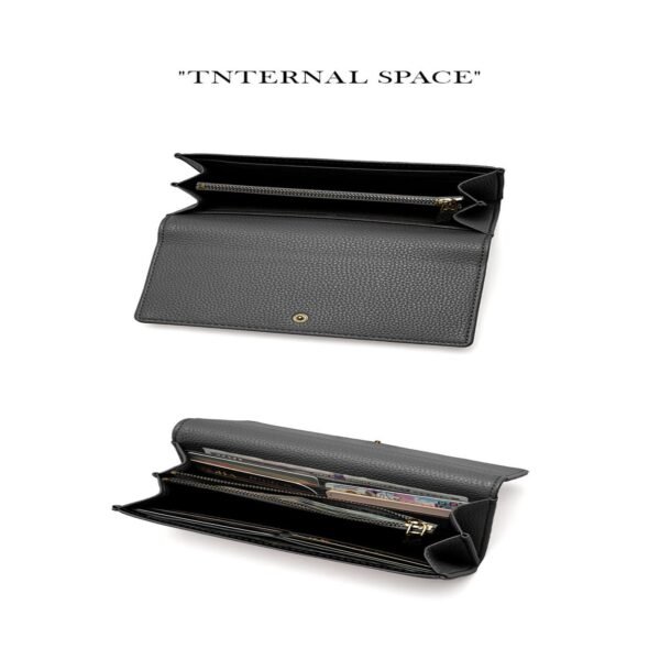 Γυναικείο Μακρύ Πορτοφόλι Pierre Loues PL819 - Μαύρο