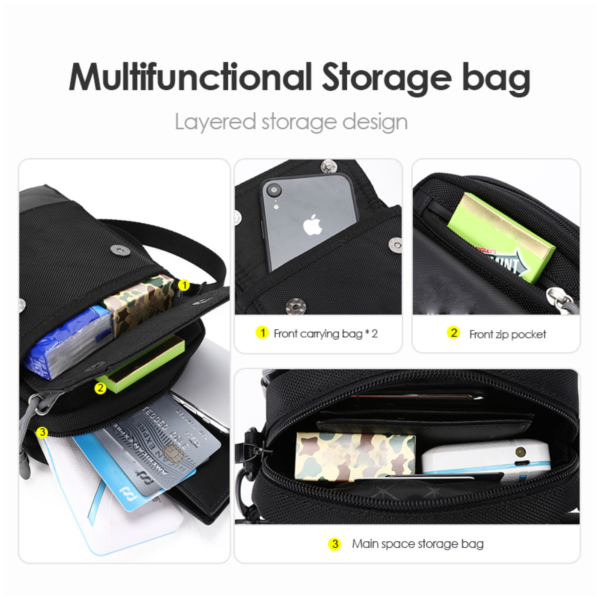 Τσαντάκι Ώμου Cardinal - Μαύρο