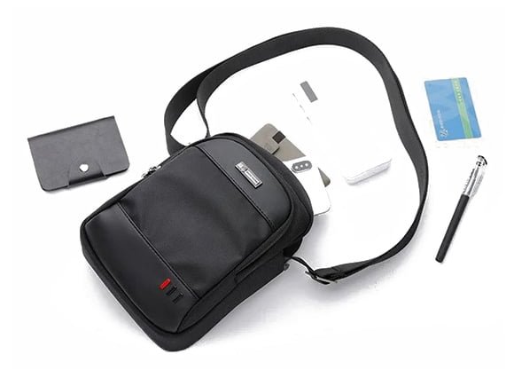 K00063-BK-3 Τσαντάκι Ώμου Arctic Hunter K00063 - Μαύρο