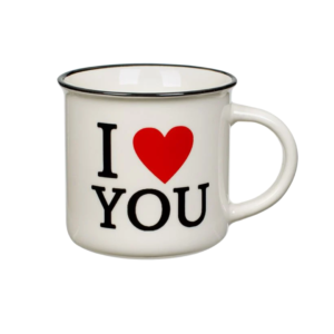 product_image053 Κούπα New Bone Εκρού με Μήνυμα ''I Love You'' - Λευκή