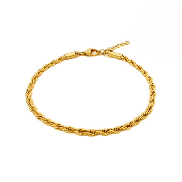 product_image Ανδρικό Βραχιόλι Αλυσίδα Από Ανοξείδωτο Ατσάλι - Gold