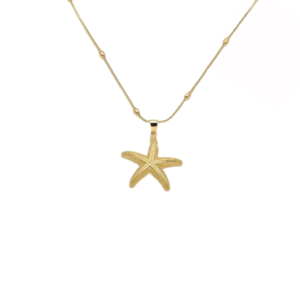 product_image Μενταγιόν Από Ανοξείδωτο Ατσάλι Με Αστερία - Gold