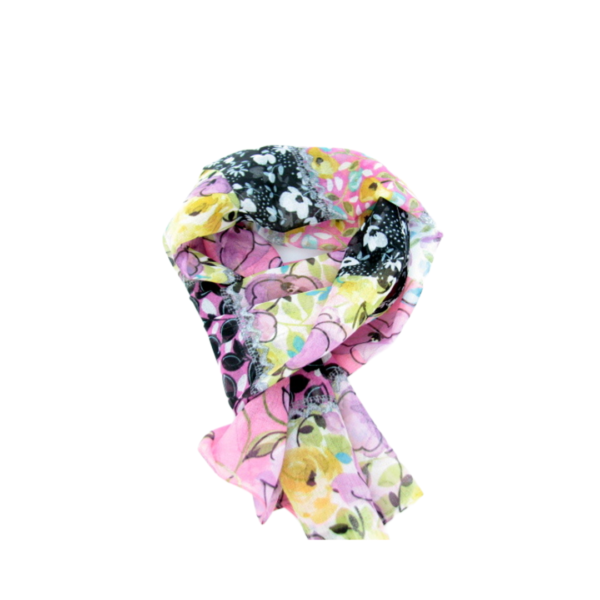 Γυναικείο Φουλάρι - Ροζ Φλοράλ