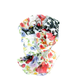 Γυναικείο Φουλάρι - Λευκό Φλοράλ