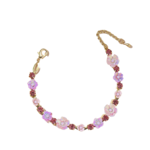 product_image Βραχιόλι Με Λουλούδια και Πετράδια - Gold