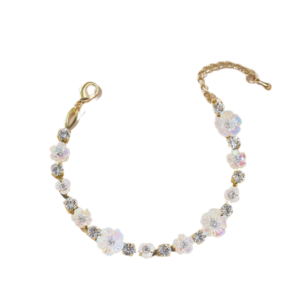 product_image Βραχιόλι Με Λουλούδια και Πετράδια - Gold