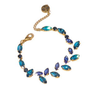 product_image Βραχιόλι Με Μπλε Κρυστάλλους - Gold