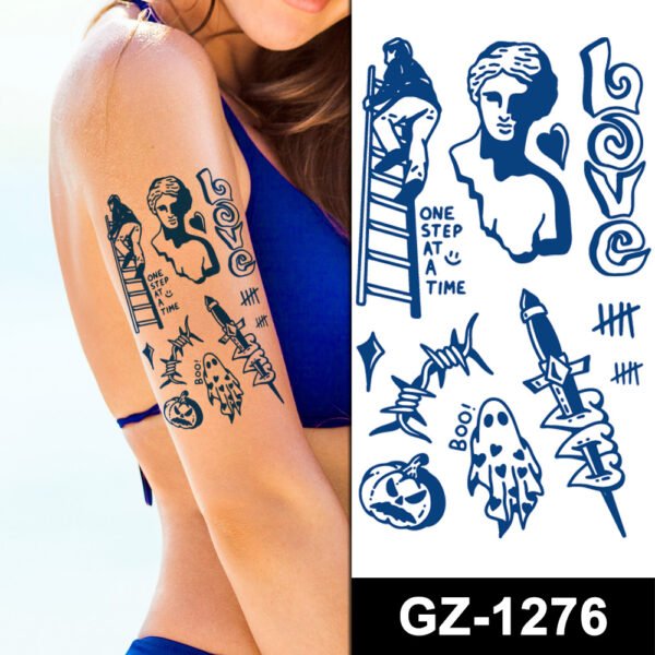 Σετ 9 Ημιμόνιμα Τατουάζ GZ-1276 (TATTOO PACK)