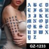 gz-1233 Σετ 26 Ημιμόνιμα Τατουάζ GZ-1233 (TATTOO PACK)