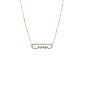 product_image Μενταγιόν Από Ανοξείδωτο Ατσάλι ''ΜΑΜΑ'' με Στρας - Gold