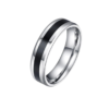 PRODUCT IMAGE rings Ανδρικό Δαχτυλίδι Από Ανοξείδωτο Ατσάλι - Silver & Black