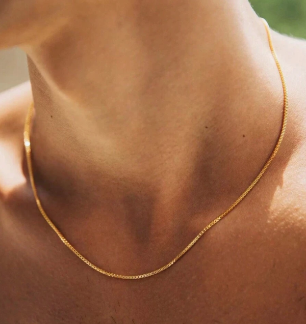 Ανδρική Αλυσίδα από Ανοξείδωτο Ατσάλι - Gold
